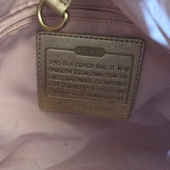 Cream Coach Handbag - Picture 4 of 5